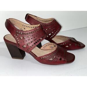 Spring Step L'Artiste Zemora Women’s Sandals Bordeaux Size 41 US 9.5 - 10